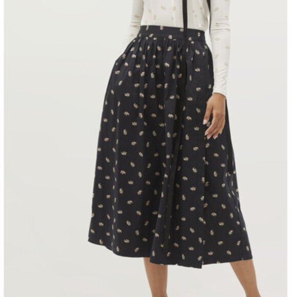 Hill House Krista Skirt in Autumn Paisley - Picture 1 of 2